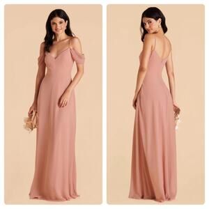 Birdy Grey‎ Devin Convertible Sleeveless Bridesmaid Dress in Dusty Rose Sz M NEW